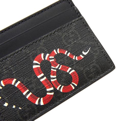 gucci snake cardholder